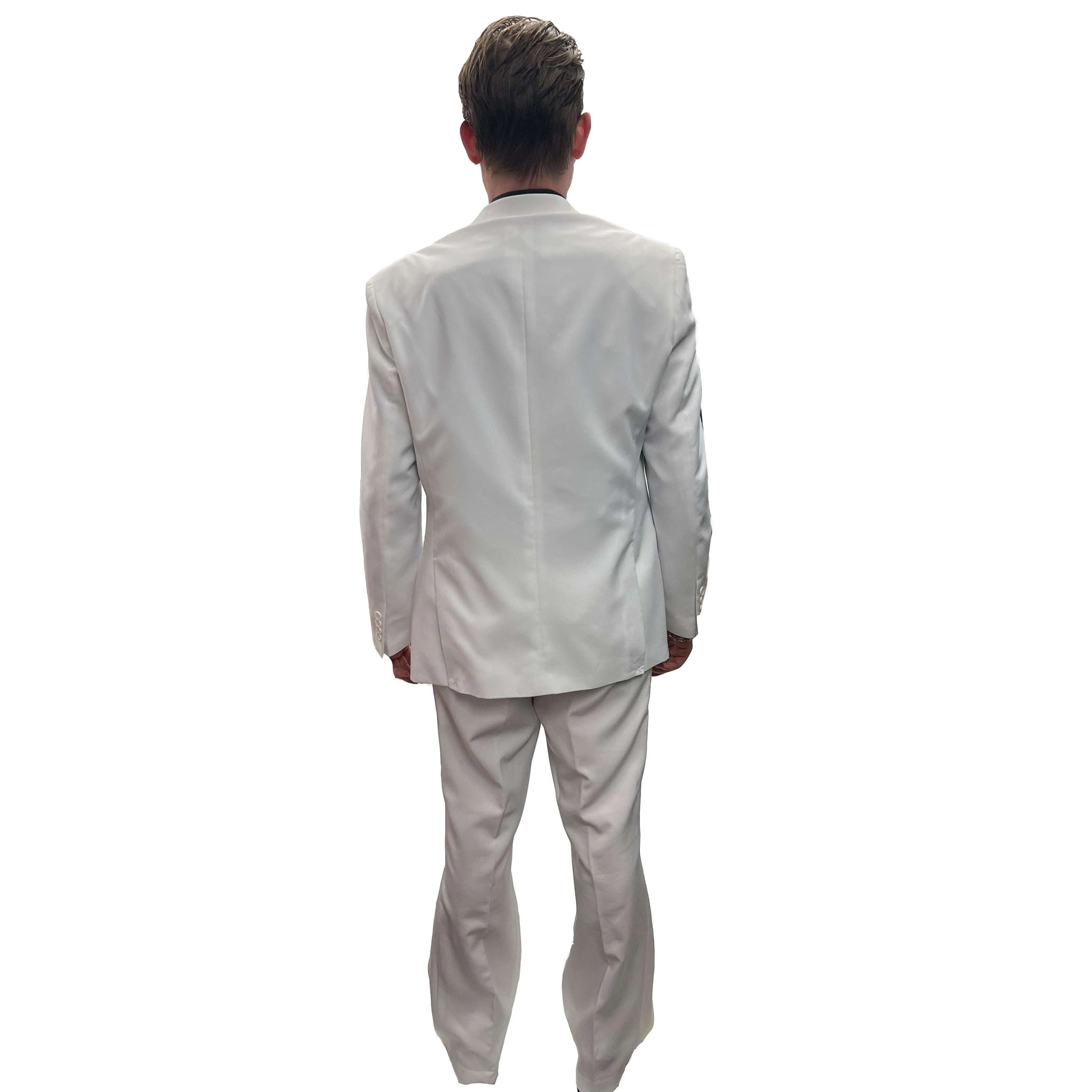 1970s Classy All White Suit Men's Costume