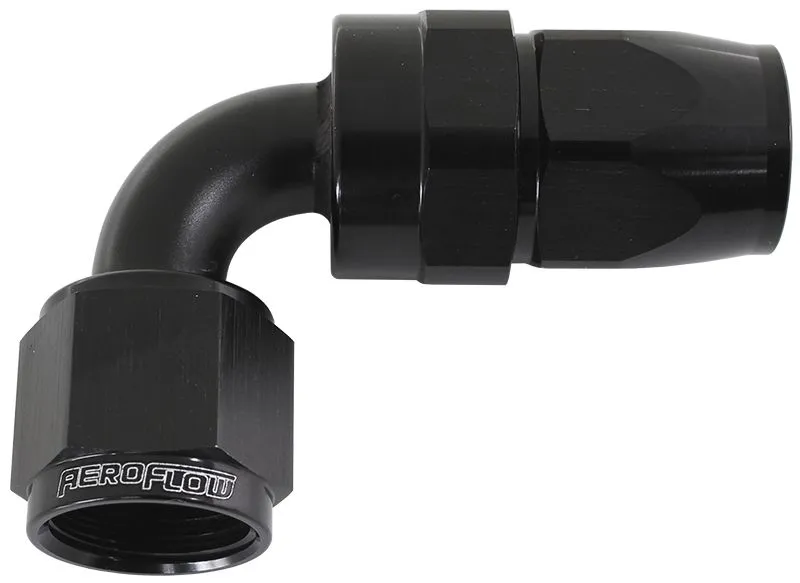 200 Series PTFE 90° Hose End -6AN AF203-06DBLK