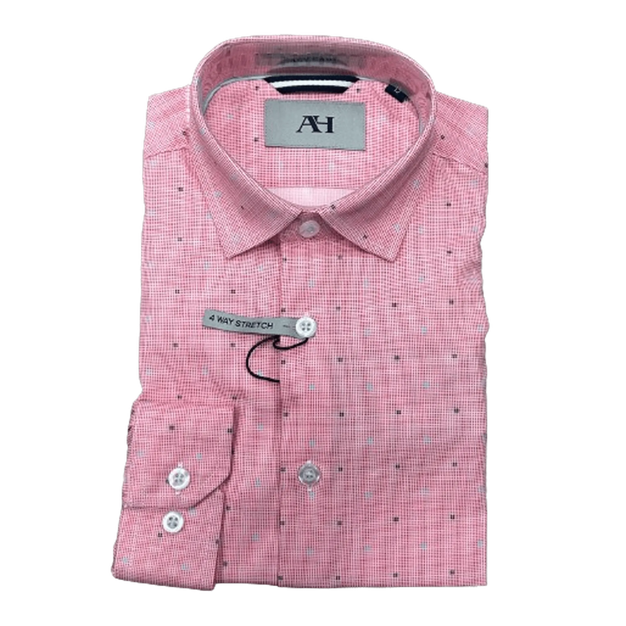 AMERICAN HERITAGE: Pin Dot Performance Boys Dress Shirt