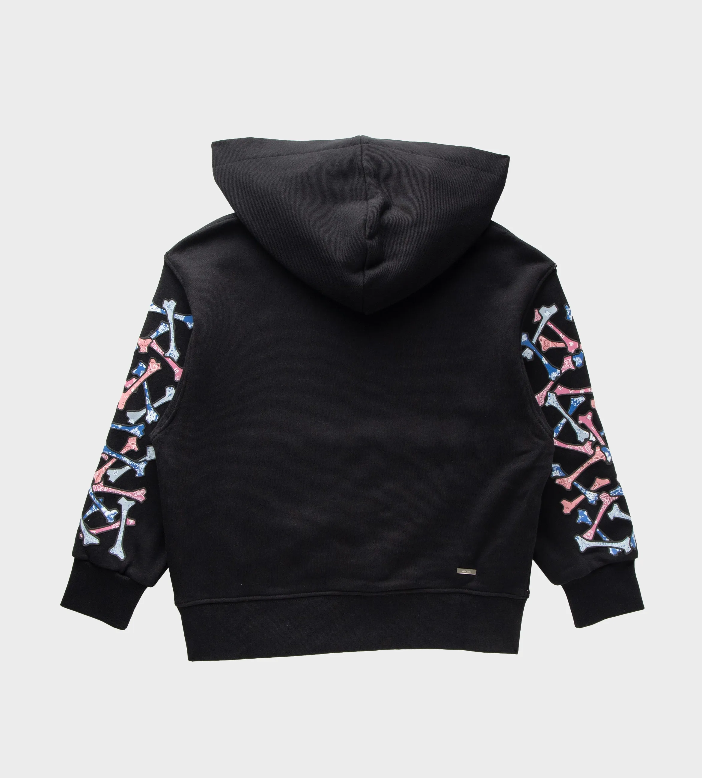 Bones Stacked Hoodie Black