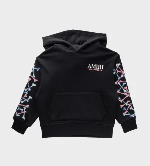 Bones Stacked Hoodie Black