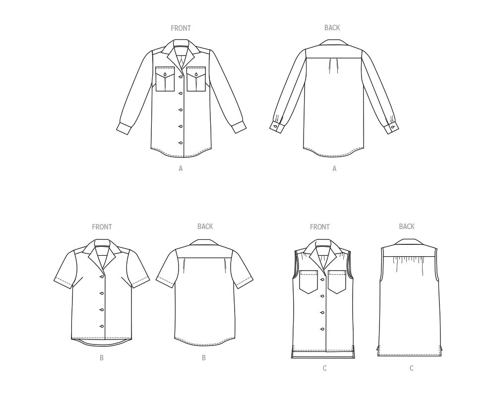 Butterick Shirts B6924