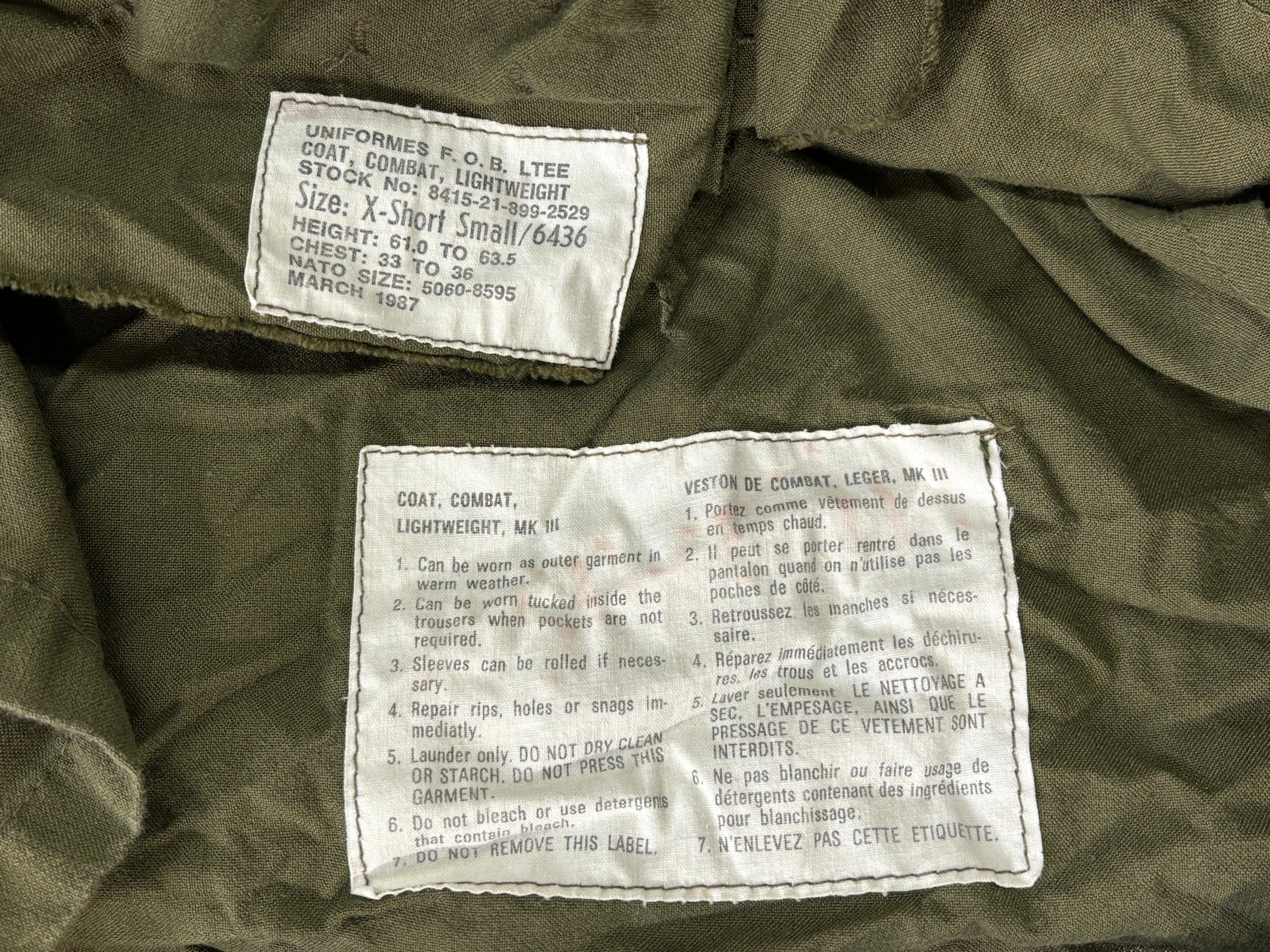 Canadian Forces Lightweight Combat Coat Mk III