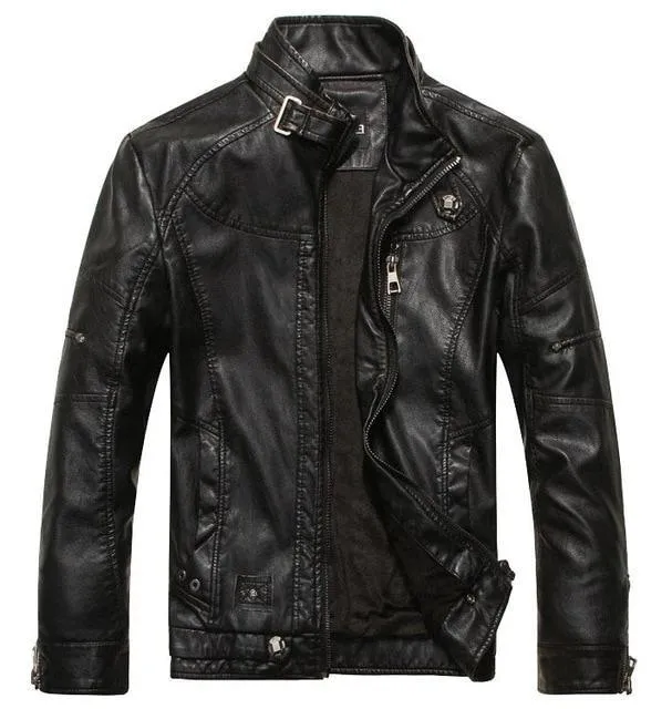 Classic Vintage Leather Jacket/PU Leather Bikers Jacket