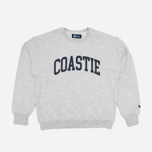 Coastie Crewneck in Silver Grey