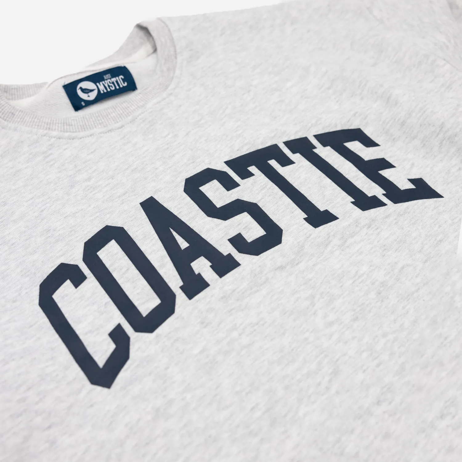 Coastie Crewneck in Silver Grey