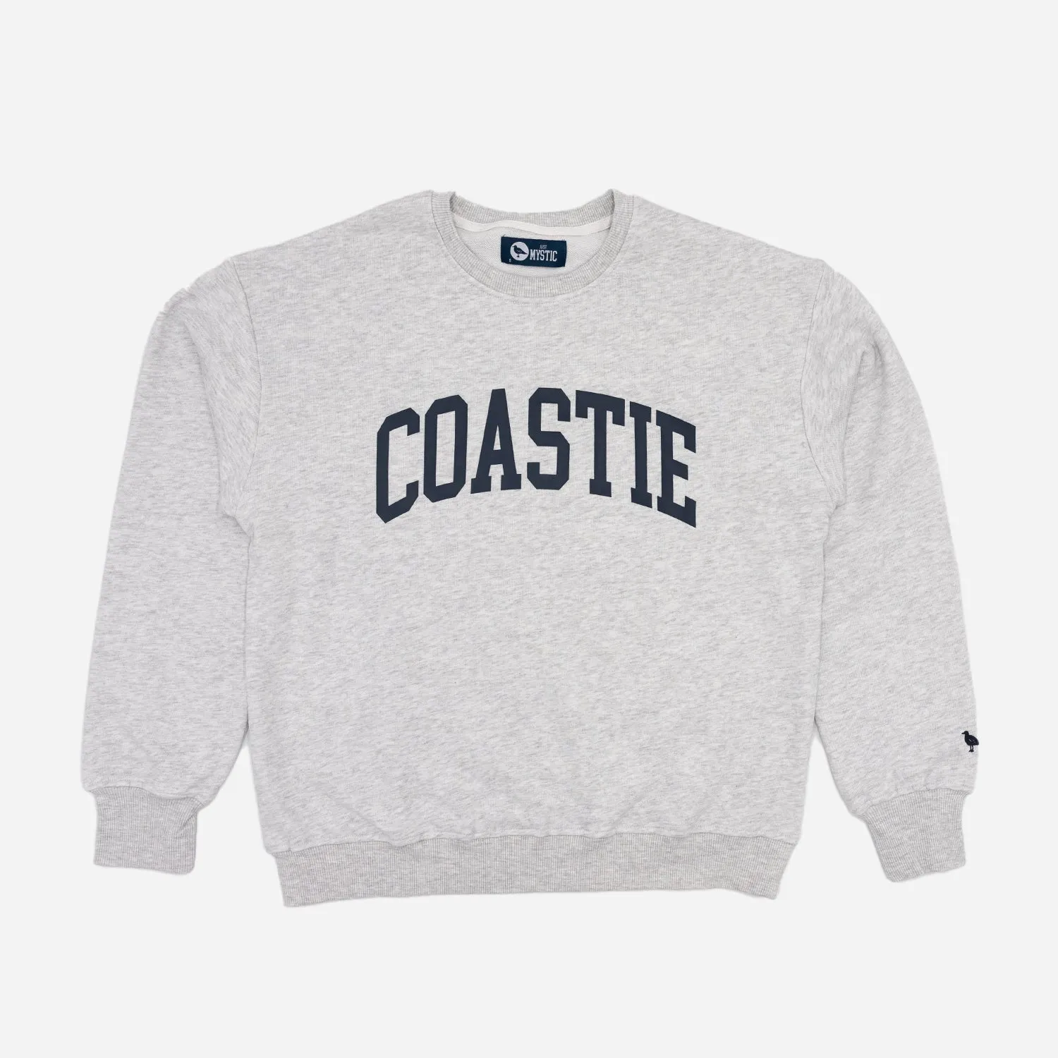 Coastie Crewneck in Silver Grey