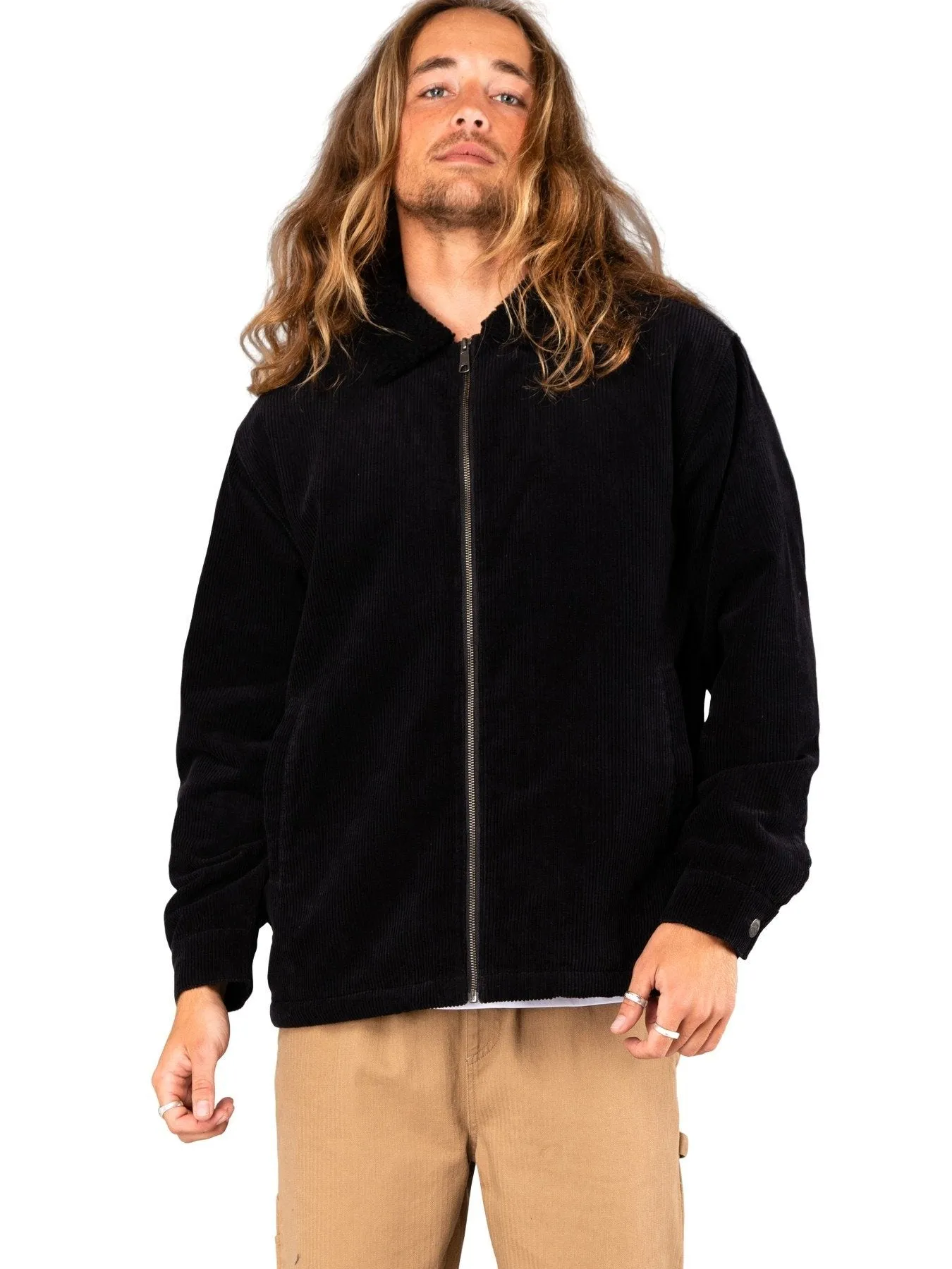 Coop Corduroy Jacket - Black