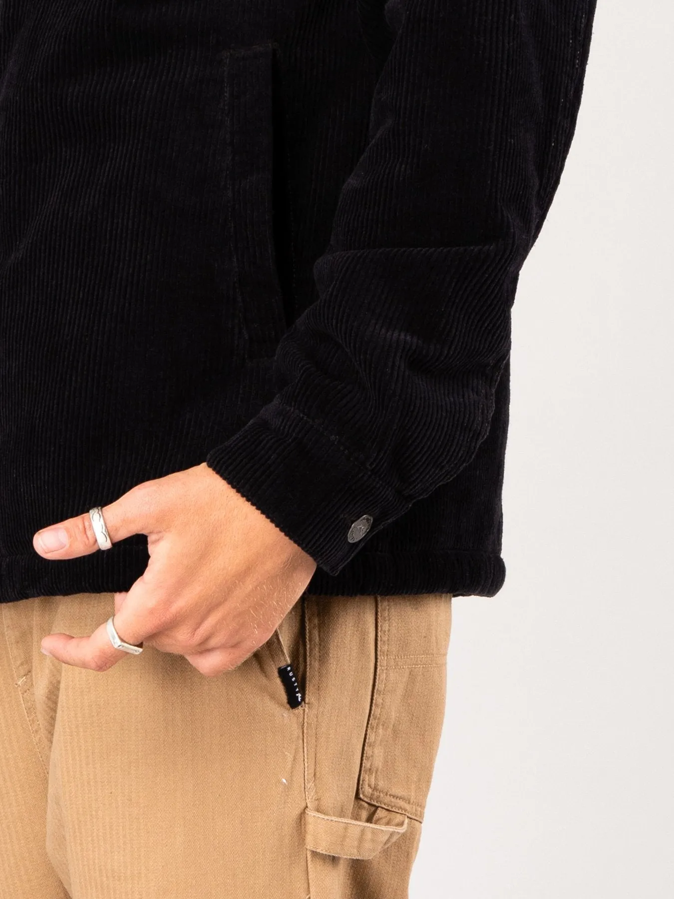 Coop Corduroy Jacket - Black