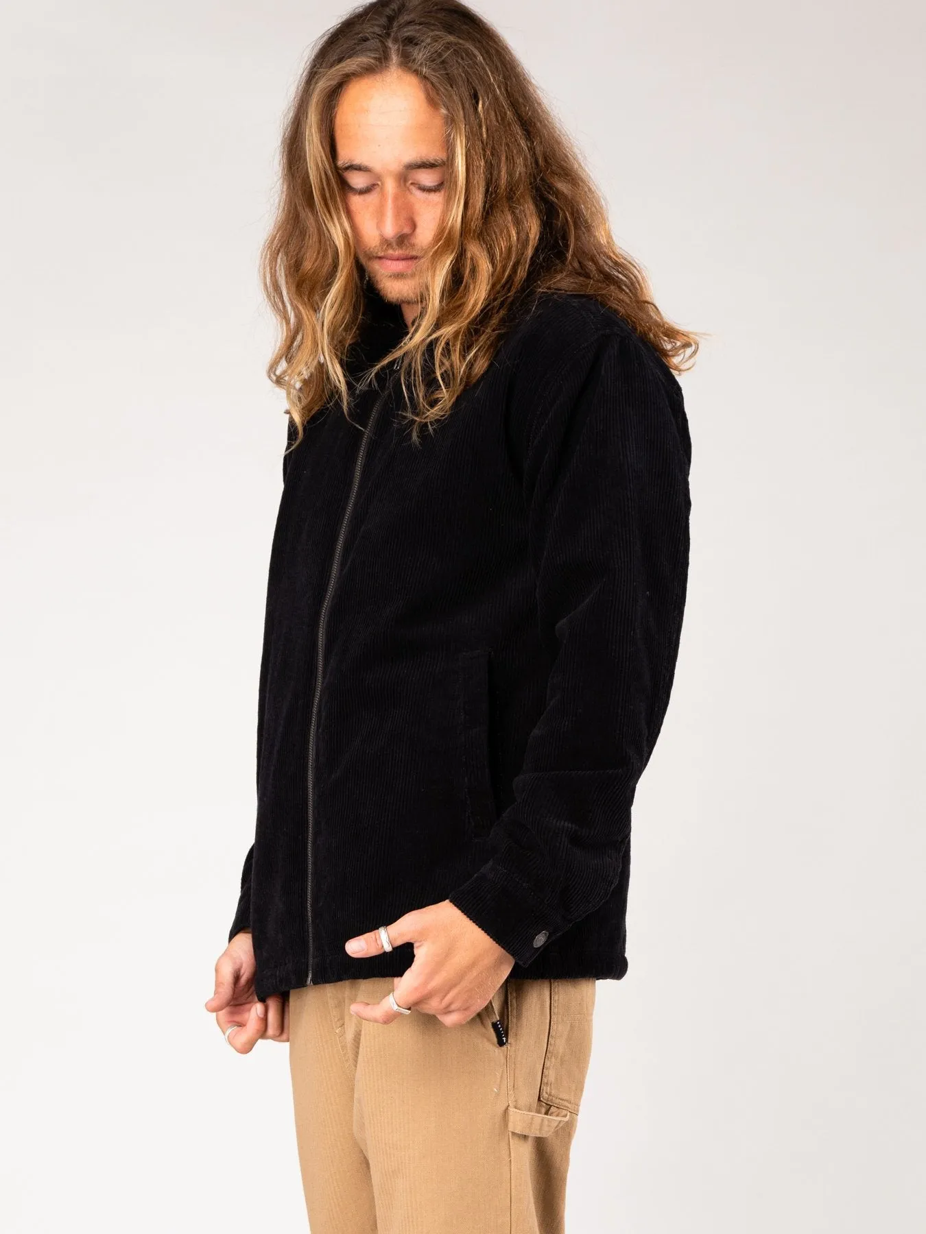 Coop Corduroy Jacket - Black