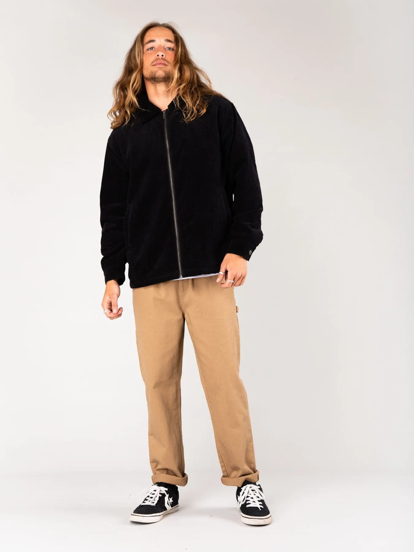 Coop Corduroy Jacket - Black