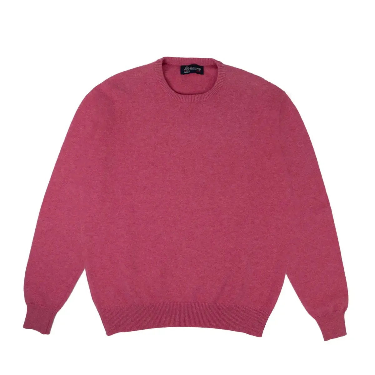 Dakar Pink Tiree 4ply Crew Neck Cashmere Sweater