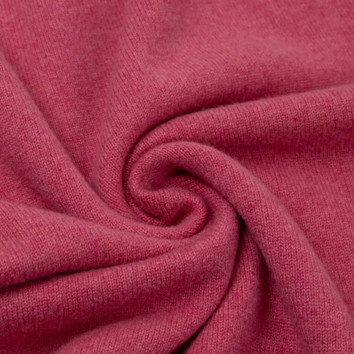 Dakar Pink Tiree 4ply Crew Neck Cashmere Sweater