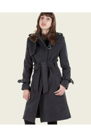 De La Creme Fashions Ventura Collarless Trench Coat