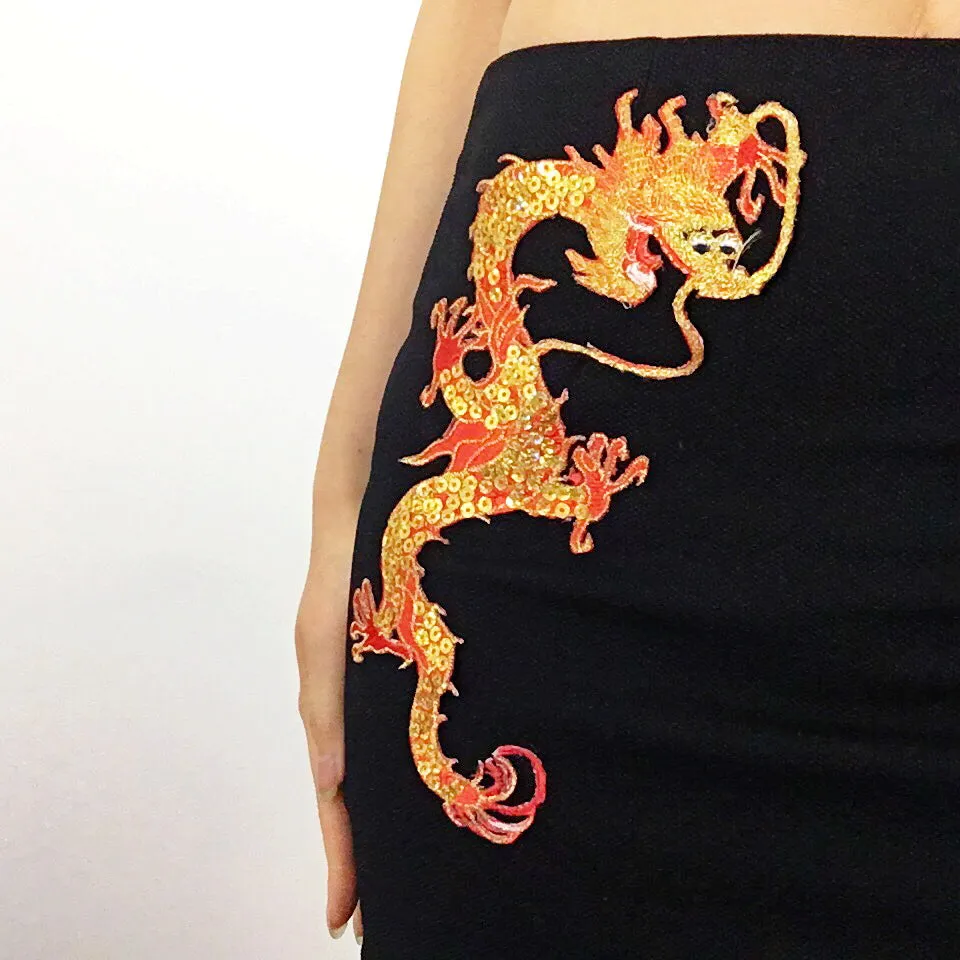 DRAGON SKIRT WITH INNER SHORTS