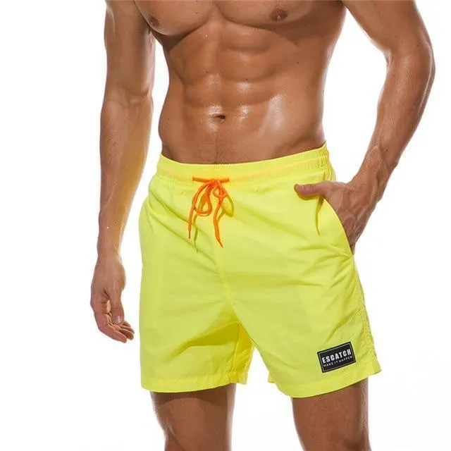 Drawstring Beach Shorts For Men