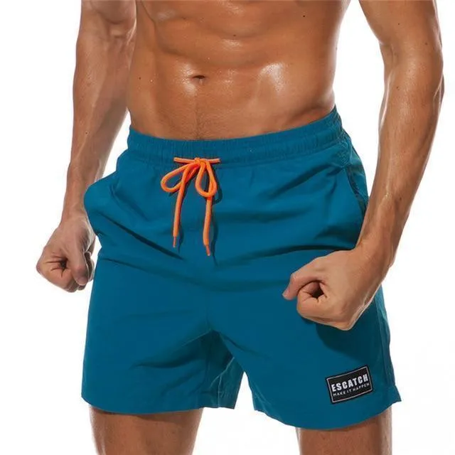 Drawstring Beach Shorts For Men