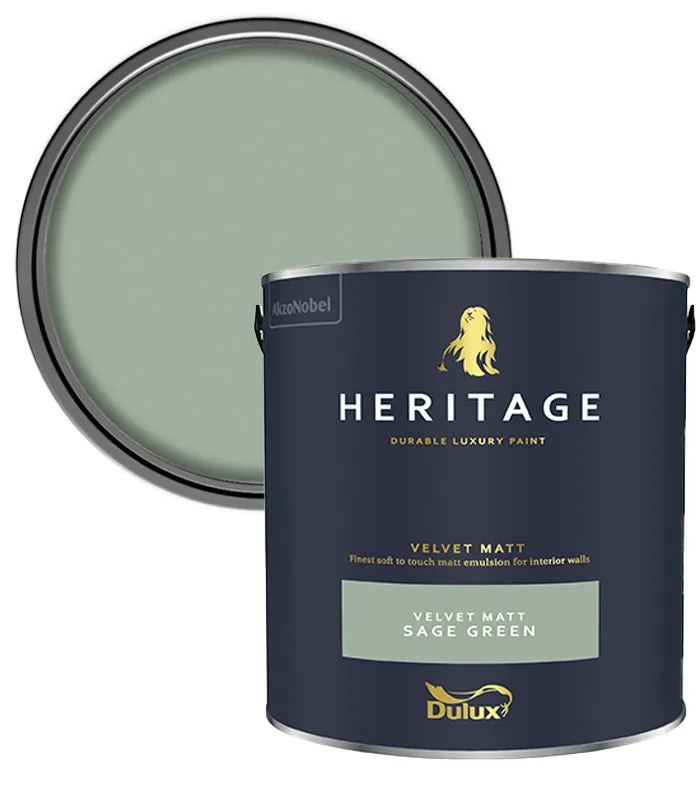 Dulux Heritage Velvet Matt Paint - 2.5 Litre