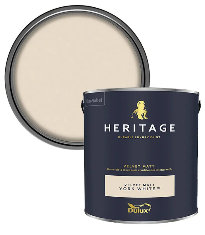 Dulux Heritage Velvet Matt Paint - 2.5 Litre