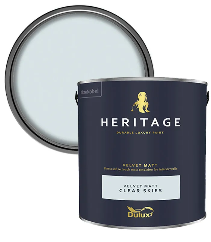 Dulux Heritage Velvet Matt Paint - 2.5 Litre