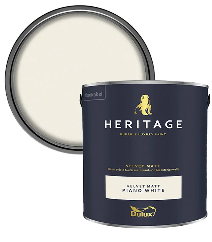 Dulux Heritage Velvet Matt Paint - 2.5 Litre