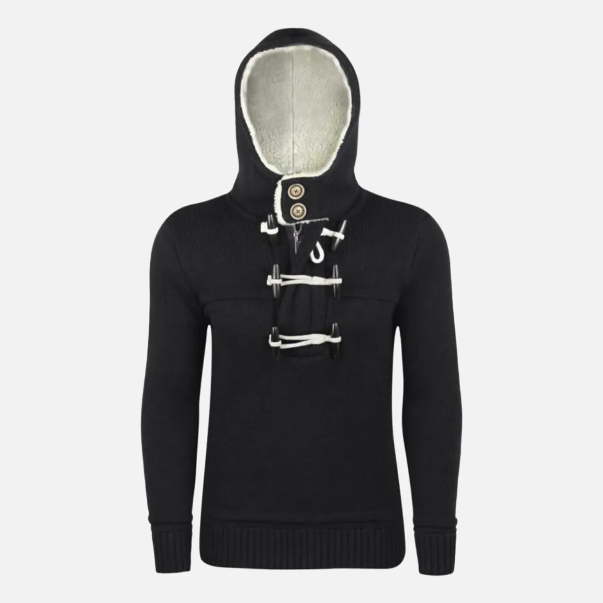 Durrell Toggle Knit Hoodie