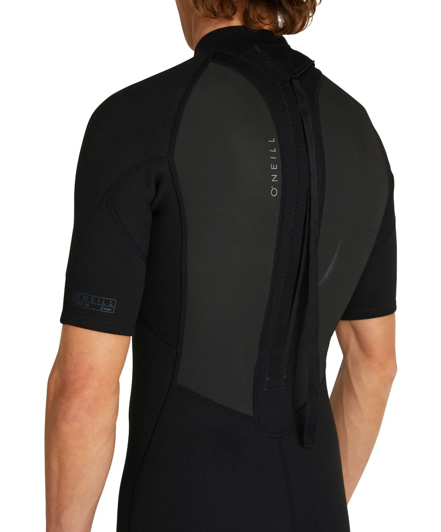 Factor 2mm Spring Suit Back Zip Wetsuit - Black