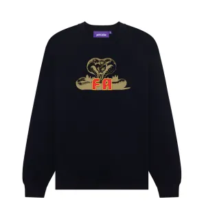 Fucking Awesome Snake Crewneck Sweater - Black