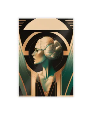 Futuriste Lady Poster