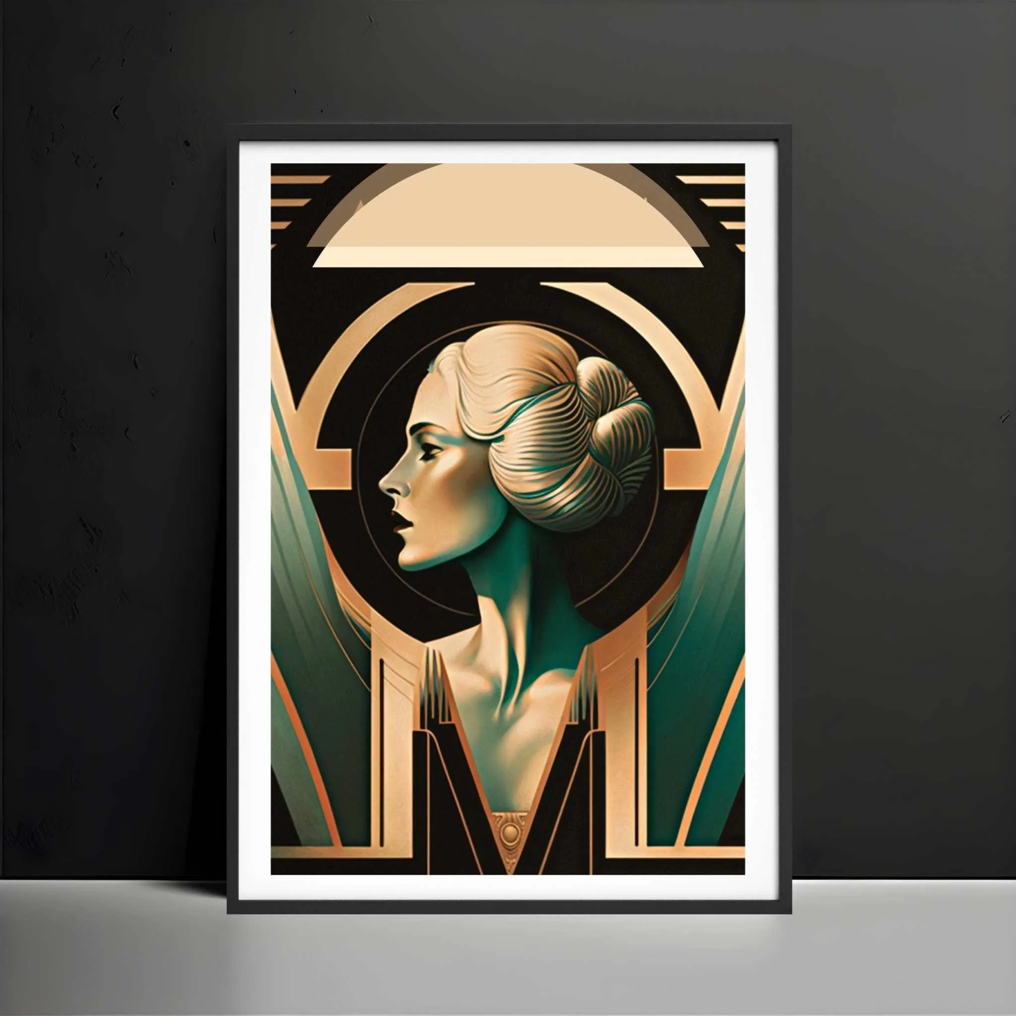 Futuriste Lady Poster