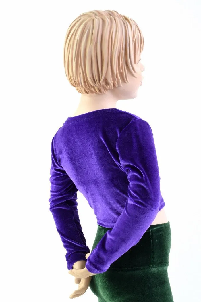 Girls Long Sleeve Purple Top (TOP ONLY)