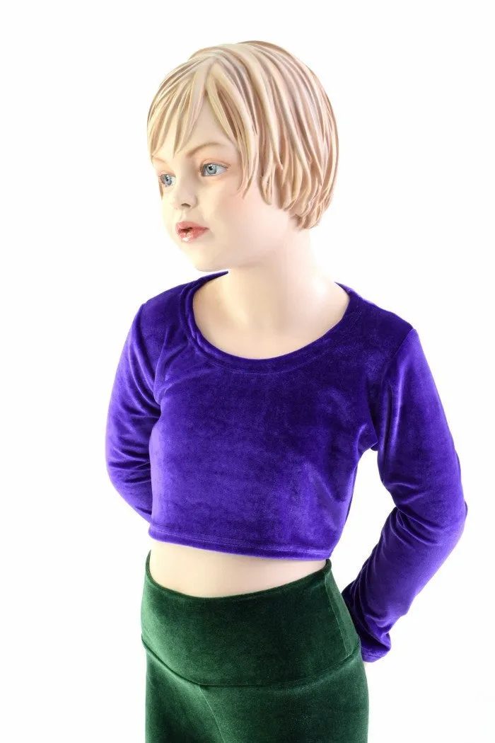 Girls Long Sleeve Purple Top (TOP ONLY)