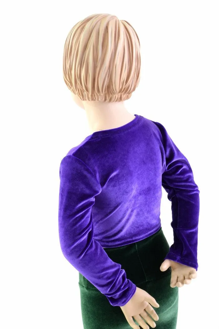 Girls Long Sleeve Purple Top (TOP ONLY)