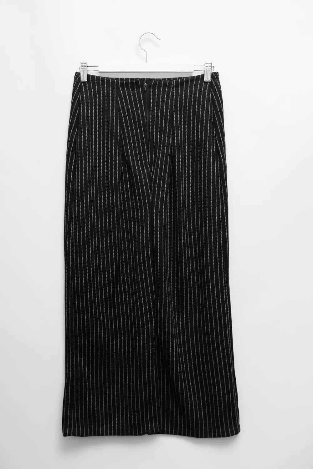 HANDMADE LONG VINTAGE PINSTRIPES SKIRT