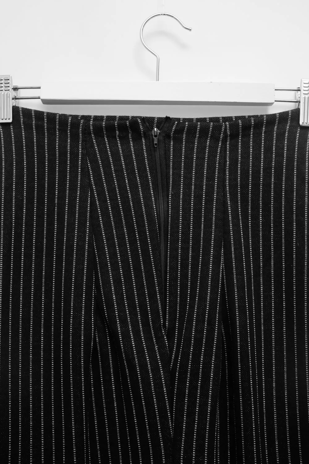 HANDMADE LONG VINTAGE PINSTRIPES SKIRT