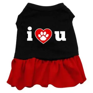 I Heart You Dresses Black with Red XS (8)