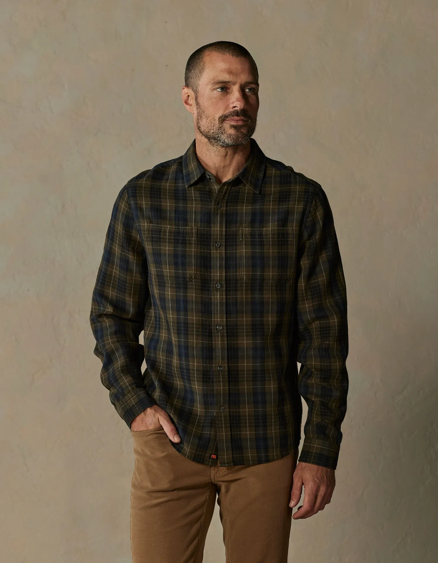 Jackson Lightweight Flannel in Cypress Plaid