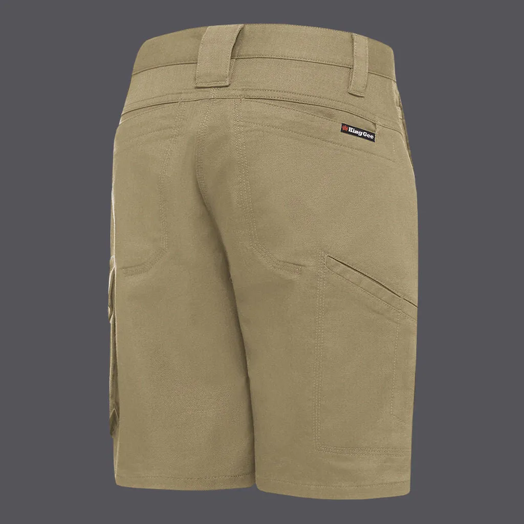 King Gee K47000 Ladies Work Cool Shorts - khaki