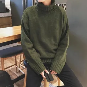 [Korean Style] Jacquard Turtleneck Sweaters