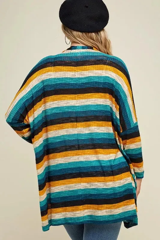 Laryn Striped Cardigan