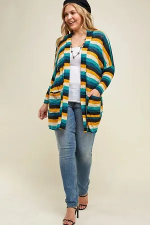 Laryn Striped Cardigan