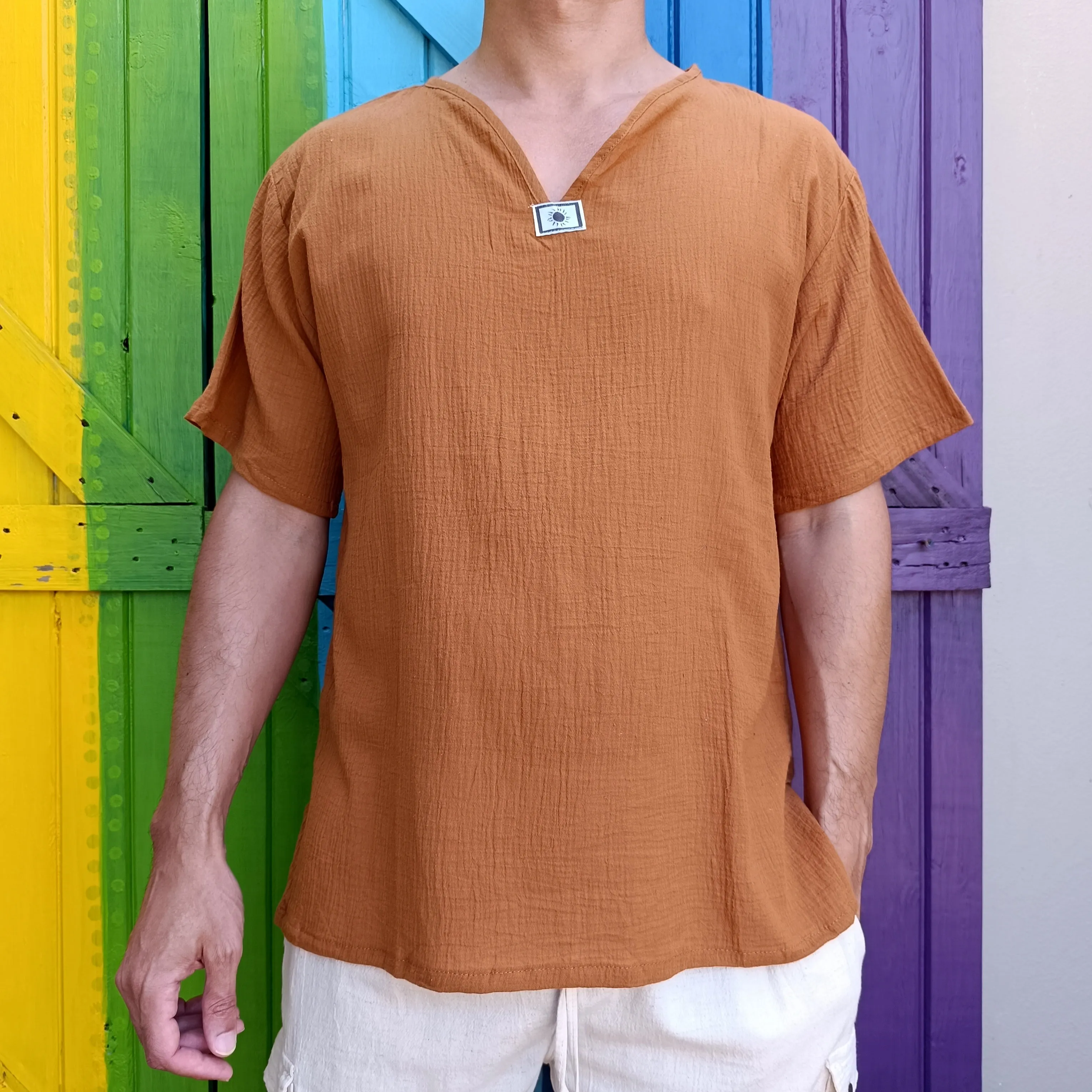 Lightweight Cotton Thai Short Sleeve Shirts