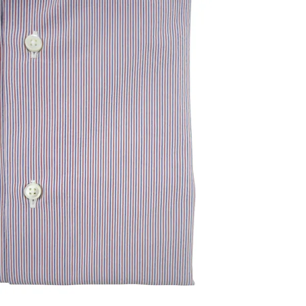 Lightweight Linen/Cotton Dress Shirt | Red