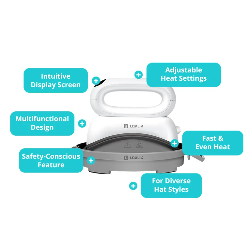 LOKLiK by HTVRont ImPress Bundle with Auto 15" x 15", Auto Tumbler, and Hat Heat Press