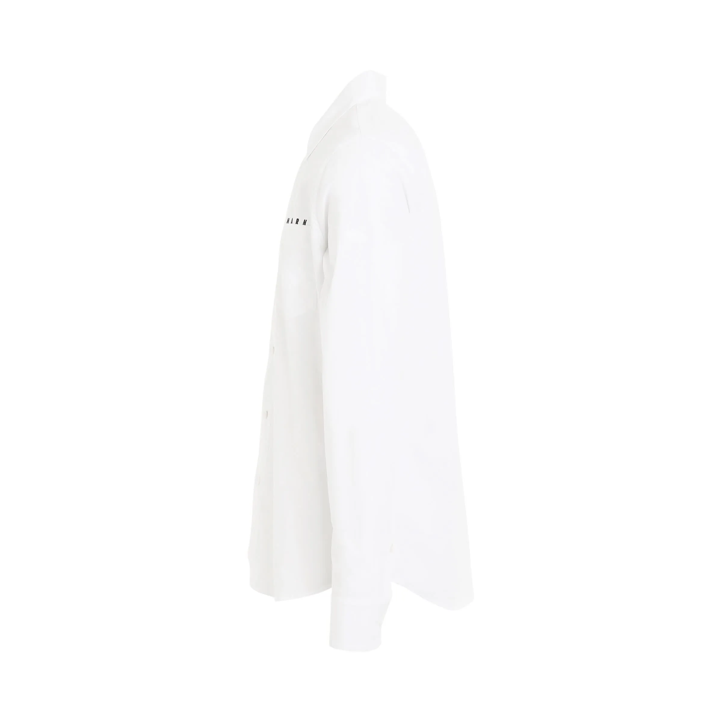 Long Sleeve Regular Fit Shirt in Lily White