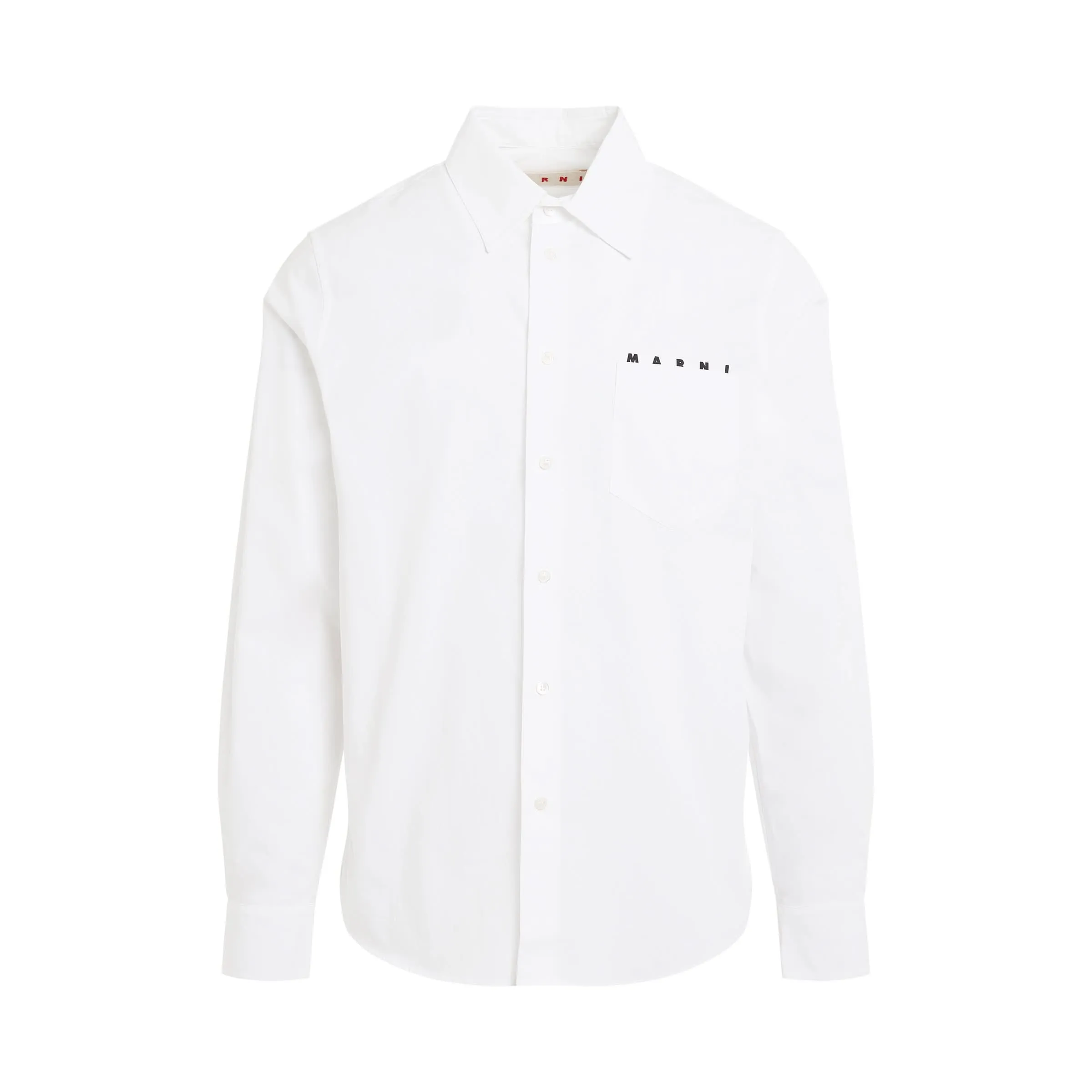 Long Sleeve Regular Fit Shirt in Lily White