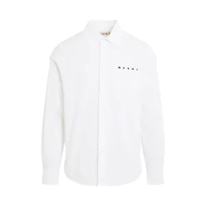 Long Sleeve Regular Fit Shirt in Lily White