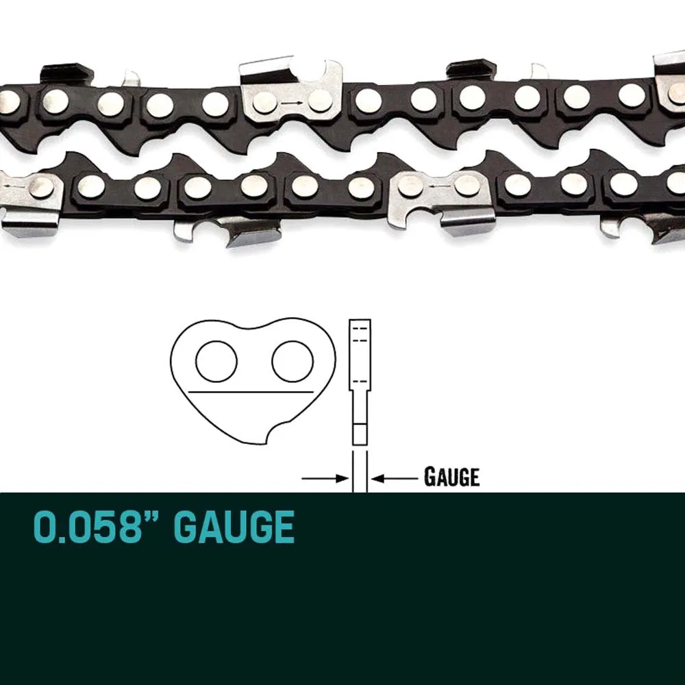 Low Kickback 20in Chainsaw Chain, 0.325 Pitch, 76 Links, Baumr-AG