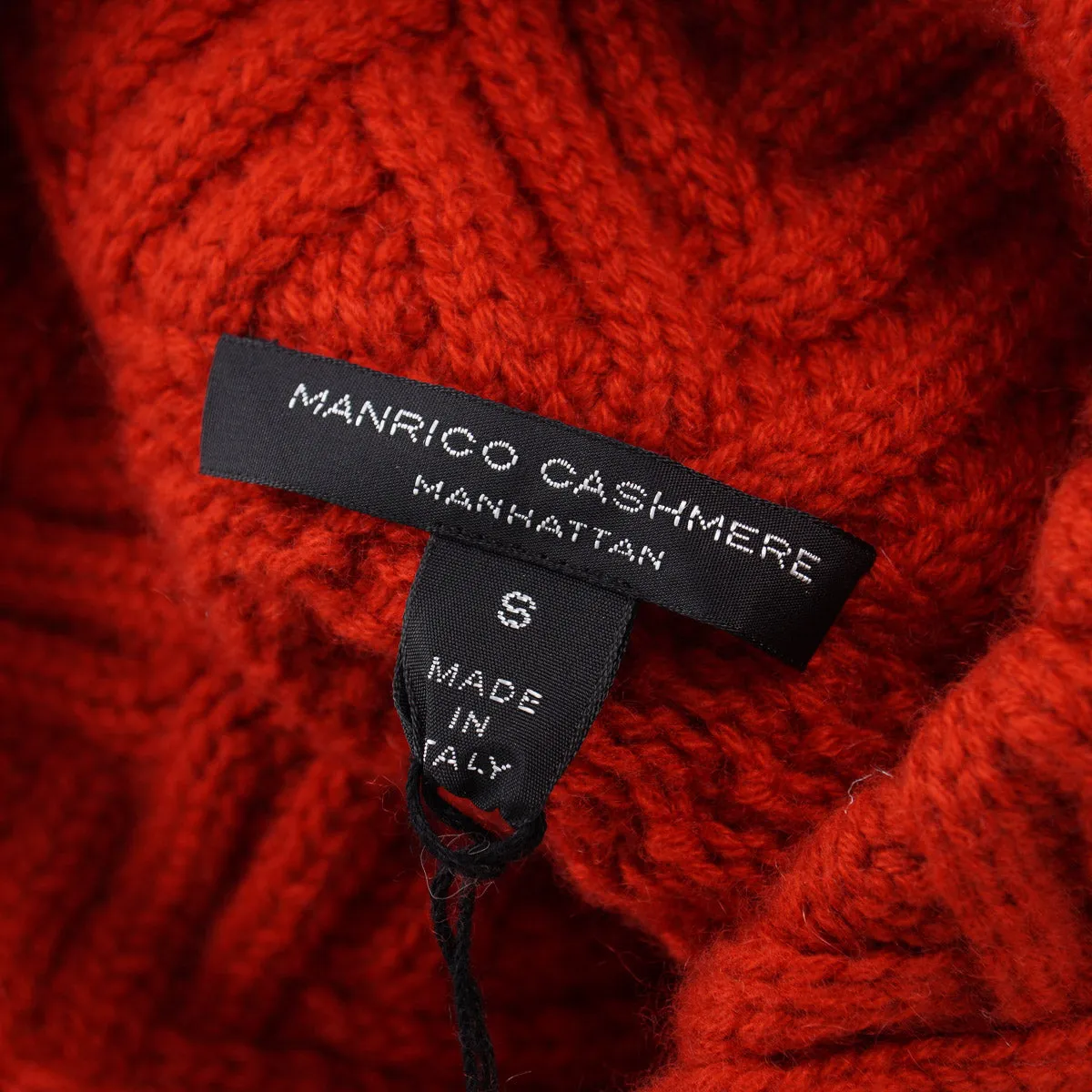 Manrico Thick Patterned Knit Cashmere Sweater