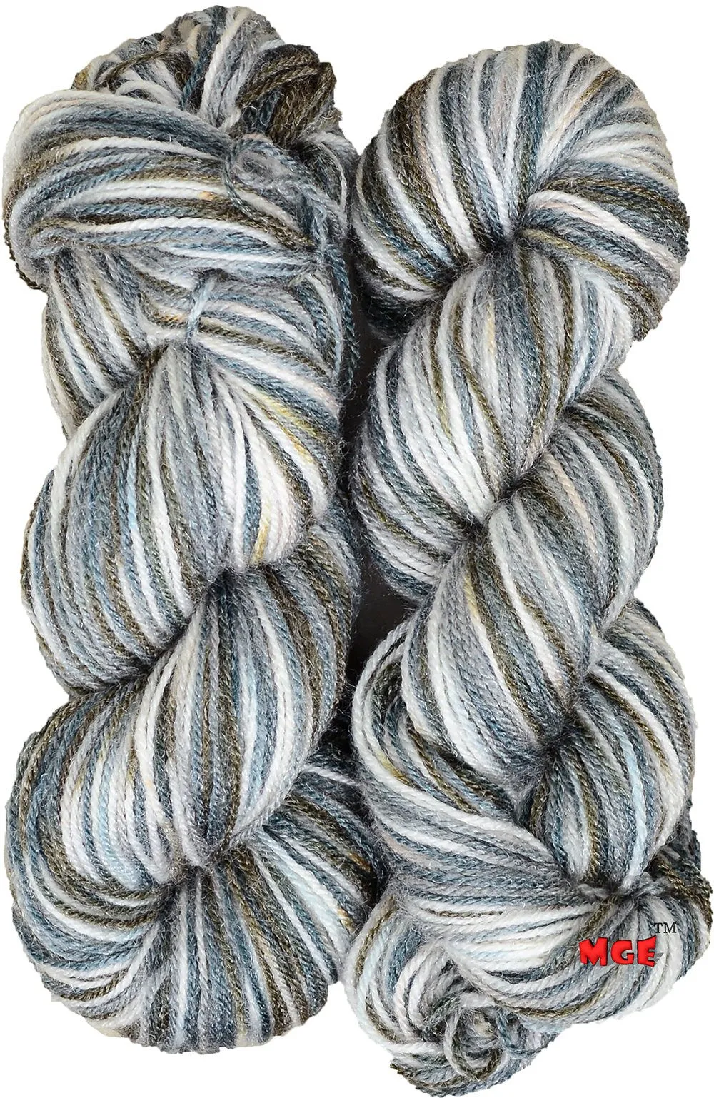 M.G Enterprise Grey Mix 200 Gm Wool Ball Hand Knitting Wool / Art Craft Soft Fingering Crochet Hook Yarn, Needle Acrylic Knitting Yarn Thread Dyed